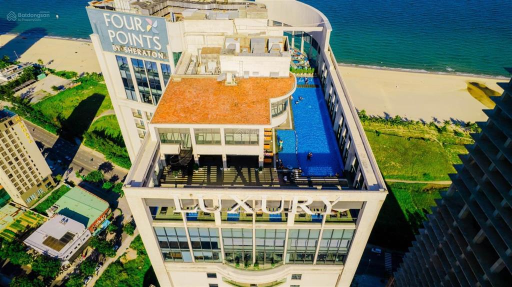 Chủ bán lỗ căn hộ biển cao cấp 2pn, 100m2, tầng cao vip 120 võ nguyên giáp, full nội thất luxury