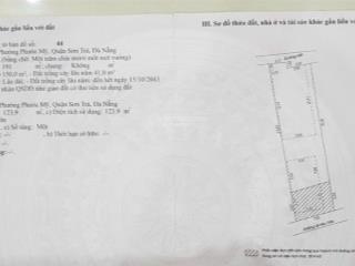 Bán đất mặt tiền đường lê hữu trác, phường an hải đông, 191m2, giá chỉ 14,5 tỷ