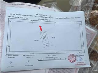 Ra hàng f0 chục chính thôn dương quang thị xã mỹ hào 98m2 mt 5m giá đầu tư chỉ hơn 1 tỷ