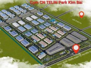 Đất dvtm hỗ trợ cụm cn telinpark, kim bài ,thanh oai. giá chỉ 24,5tr/m2 xe công tránh. 0989 643 ***