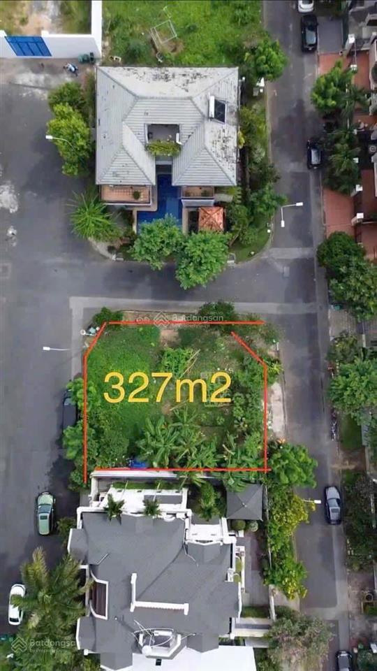 Thật 100%! bán lô đất góc 3mt compound nguyễn văn hưởng  thảo điền q2  327m2 (16x20m) giá 65tỷ tl