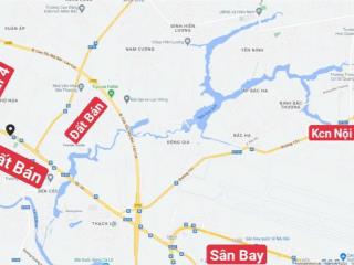 Hơn 1 tỷ lô đất thanh xuân, sóc sơn, gần sb, kcn quang minh, nội bài, vđ4