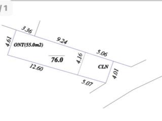 76m thanh trí minh trí sóc sơn, giá 1x triệu/m2, sổ 55 đất ở + vườn (hơn 1 tỷ)