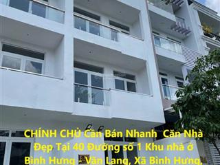 Chính chủ cần bán nhanh căn nhà đẹp tại huyện bình chánh, tp hcm