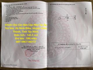 Chính chủ cần bán căn nhà tại ấp trà sim, xã ninh điền, huyện châu thành, tỉnh tây ninh.