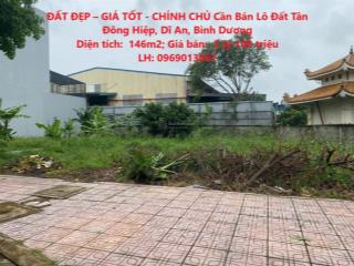 Đất đẹp  giá tốt  chính chủ cần bán lô đất tân đông hiệp, dĩ an, bình dương