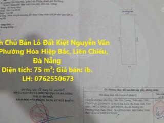 Chính chủ bán lô đất kiệt nguyễn văn cừ, phường hòa hiệp bắc, liên chiểu, đà nẵng