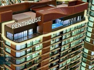 Penthouse sở hữu hơn 150m2 sân vườn hồ bơi. chiều dài mặt tiền hơn 50 mặt tiền. đang nhận giữ chỗ