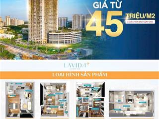 Căn hộ 1pn ở lavida plus liền kề pmhq7 mua trực tiếp từ cđt giá 2tỷ5 + ck4%+1cv nhận nhà ở ngay