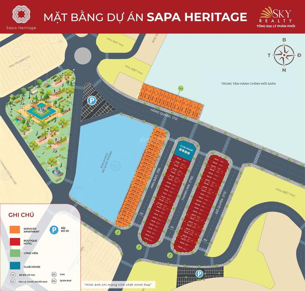 Chính chủ bán liền kề dự án sa pa heritage, mặt đường 20m, 100m2, xây 5 tầng.  0963 926 ***