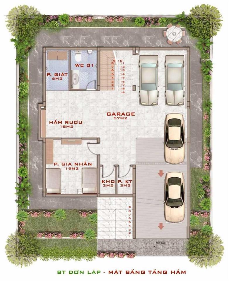 Bán biệt thự khai sơn hill 318m2, hướng đông bắc, siêu vip.  0989 386 ***
