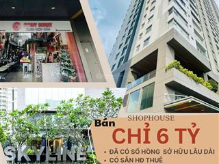 Bán shophouse an gia, sổ hồng, có sẵn hdt. giá chỉ 6 tỷ. hỗ trợ vay ngân hàng.  0931 322 ***