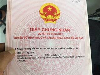 Nhà dưới 1tỷ sát gò vấp giữ sổ chính đồng sở hữu