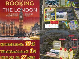 Booking ngay căn hộ tại the london vop 1  cơ hội đón đầu mức giá tốt nhất.  0969 792 ***