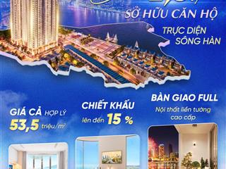 Sốc, căn cuối cùng view pháo hoa, sông hàn 2pn +2 vs giá chỉ nhỉnh 3 tỷ dự án peninsula đà nẵng