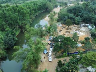 Bán thửa đất đẹp nhất khu hói dừa  2 mặt tiền giáp sông  giá đầu tư  có sẵn 300 m2 đất ở