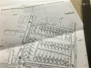 Bán đất đấu giá x5 du nội  mai lâm  đông anh. dt 75m2, đường 7m, giá chỉ 8xtr/m2