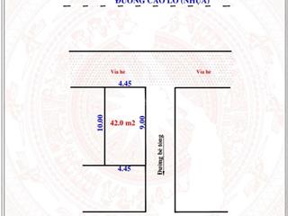 Bán lô góc đường cao lỗ  uy nỗ  đông anh. dt 42m2, đường rộng 30m + vỉa hè + kinh doanh đỉnh.