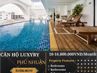Căn hộ luxury có hồ bơi, gym, sauna free, hoàng diệu, phú nhuận, gần sân bay