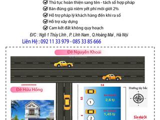 Bán đất có nhà cấp 4 tại ngõ 1 thúy lĩnh, lĩnh nam, hoàng mai, hà nội. 0853 385 ***