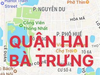 Cần bán nhà mặt phố bà triệu, hai bà trưng. dt sổ 180m2 x mt 6m. vị trí đoạn đầu đẹp nhất phố