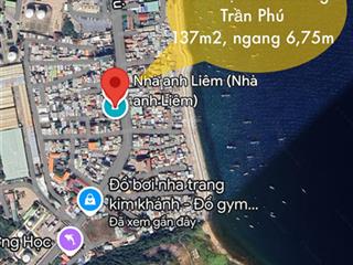 Cần bán nhà diện tích 138m2 mặt tiền đường trần phú  nha trang