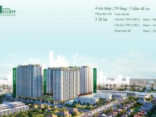 Căn 2 ngủ 74m2 hướng đông nam giá đẹp nhất tại dự án hanoi melody residences chiết khấu 9%