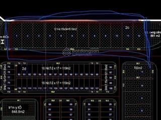 Bán lô đất 510 m2 hướng tn, thuộc lô 2c lê hồng phong thẳng trục tòa nhà khánh hội đi vào