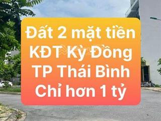 Bán lô đất khu đô thị kỳ đồng phú xuân  tp thái bình phù hợp để ở hoặc đầu tư đều lợi