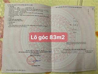 Bán lô góc khe thoáng 84m hướng nam view công viên vườn hoa kđt an lạc giá đầu tư 0981559345