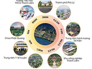 Đất nền sổ đỏ tân thanh, thanh liêm