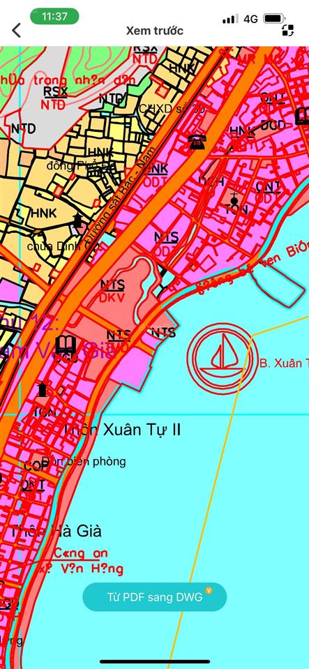 Đất quy hoạch thổ cư mặt đường ven biển vạn lương  ninh hoà bắc vân phong chỉ 3,9 triệu/m2