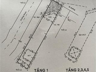 Bán căn nhà mt quang trung p14 gv kết cấu 6 tầng