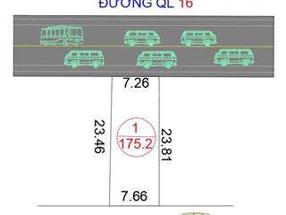 Cc bán 175m2 đất kd mặt đường quốc lộ 286 phú thọ, đông xuân, sóc sơn, hn giá đầu tư