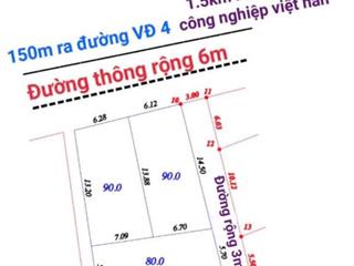 Cc bán 80m2 full tc yên tàng, bắc phú, sóc sơn, hn giá đầu tư