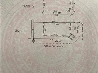 Bán đất lô góc mặt tiền phan bôi gần đường phạm văn đồng