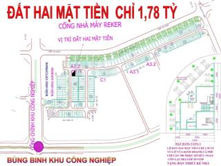 Bán đất khu công nghiệp điện nam bắc , lô 2 mặt tiền 1,78 tỷ, 139 m2 view đẹp