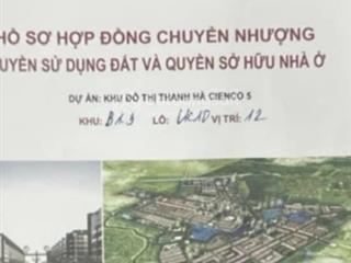 Siêu phẩm lô góc đẹp gần hồ kđt thanh hà cienco 5, lk 10  12, dt 124,5m2,  0966 776 ***