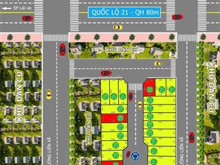 Đẹp nhất nhì tại hòa lạc lô đất 2 mặt tiền sát ql21 full thổ cư sẵn sổ vuông vắn nhinh 1,4tỷ