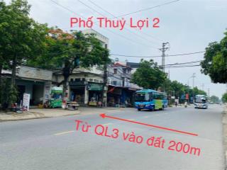 Bán đất kinh doanh phố thủy lợi 2  tân minh  sóc sơn. cách quốc lộ 3 chỉ 200m