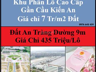 Bán 25 lô đất f0 giá từ 435tr. đường vào 9m sát trường, chợ. cách ngã 3 an tràng sao vàng 800m