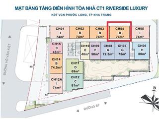 Tôi chính chủ cần bán căn hộ view sông 2 phòng ngủ ct1 riverside luxury nha trang. sđt 0929 791 ***