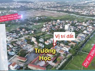 Bán đất thuỷ nguyên gần trung tâm hành chính 100 m2, ngang 5m, đường rộng 12m, giá 3,1 tỷ