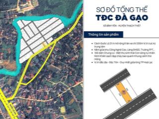 Dt 120, 2 mặt tiền ,cổng vào tdc đhqg ,lại rẻ hơn 1 nửa , đường 3 oto tránh , full đất ở