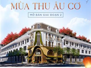 Bán shophouse 5 tầng âu cơ park city phú thọ vị trí vàng, đầu tư sinh lời, trả góp từ 2 tỷ, sổ đỏ