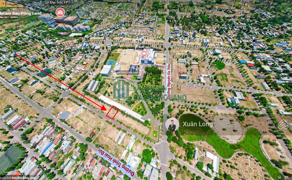 Chính chủ bán đất ngay cổng đh y phan châu trinh giá 4,25 tỷ thuận tiện kinh doanh