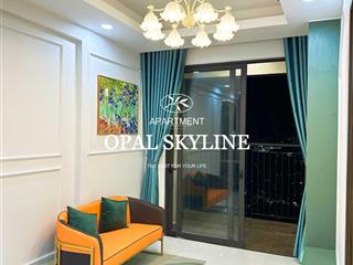 Cho thuê opal skyline, 2pn 2wc, 65m2 đủ nội thất đẹp lung linh 8,5tr miễn phí 12 tháng quản lý