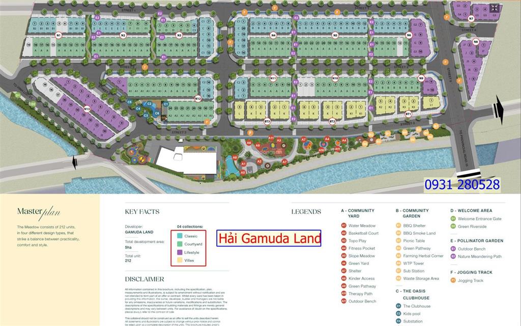 Thông tin căn nhà phố biệt thự dự án bán meadow bình chánh của chủ đầu tư gamuda land