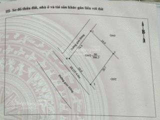 Siêu phẩm đất thanh thủy, lô góc 306m2, mặt đường nhựa 10m, hlang đường 4m, mt 16m, cách ql 50m