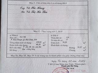 Bán nhà đường 2 tháng 9. vị trí gần ngay cầu rồng. hướng đông